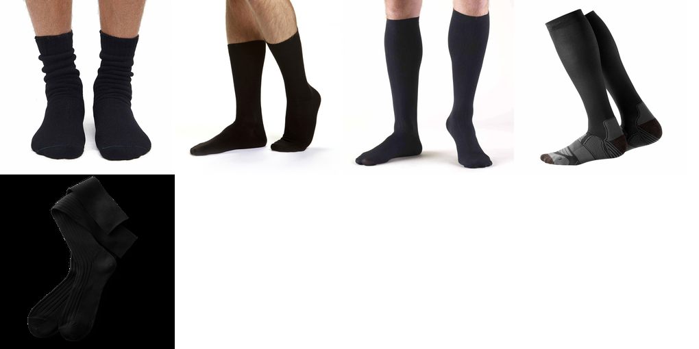 black socks men